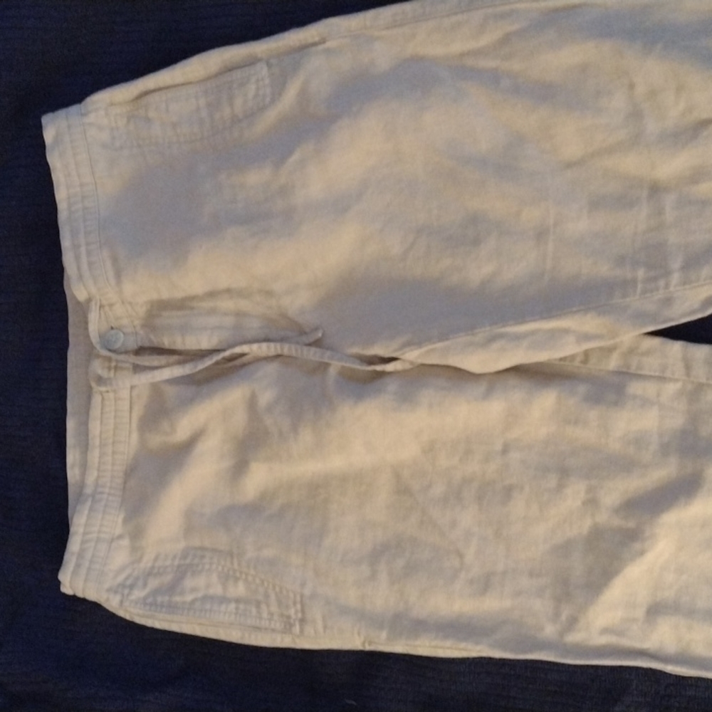 Cream Calvin Klein pants size medium